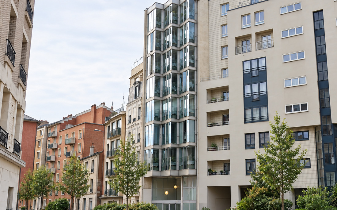 Immeuble rue du Dessous-des-Berges à Paris 13e